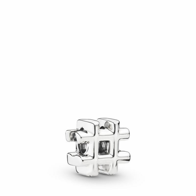 Pandora Hashtag Symbol Charm Silver Egypt XK3209451